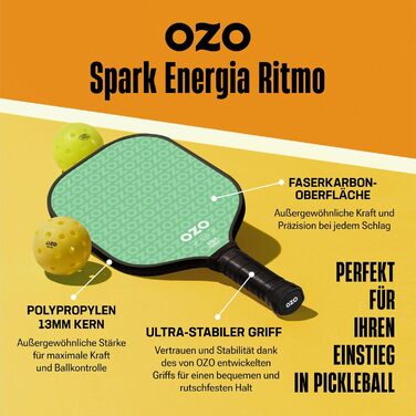 OZO ракетка для піклболу Power для початківців, зелена