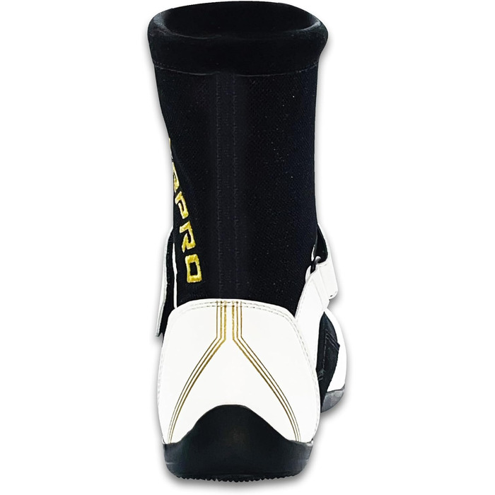 Боксерські чоботи Starpro Superior - для боксу, ММА, муай-тай, кікбоксингу, спарингу. Зручні боксерські кросівки для кікбоксингу, бодібілдингу та екстремальних видів спорту. Гумова підошва, розмір 41 EU, білі.