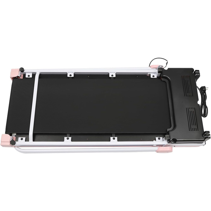 Електрична бігова доріжка складна Laufband, компактний Walking Pad 0,65–2 к.с., макс. 10 км/год, LED-дисплей, 20-дюймовий біговий ремінь, до 100 кг, для дому, офісу, спортзалу