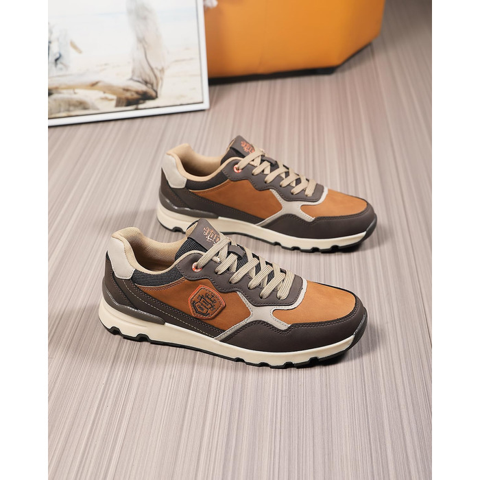 ARRIGO BELLO Кросівки чоловічі для активного відпочинку, роботи та хайкінгу, легкі, розмір 41-46, колір коричневий