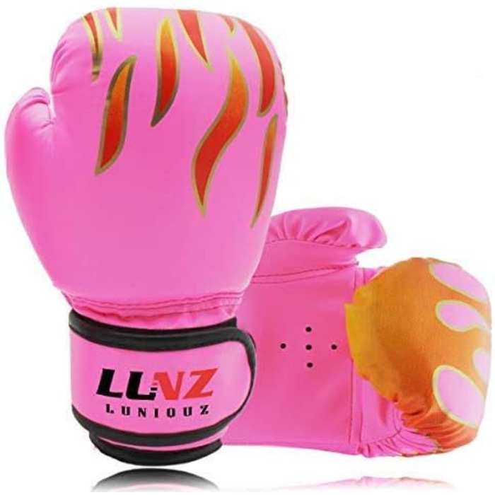 Дитячі боксерські рукавички Luniquz для MMA, Муай Тай, кікбоксингу та тренувань, 4OZ 6OZ 8OZ, для дітей 3-16 років