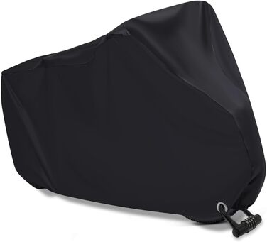 Чохол для велосипеда MINVOO: захист від дощу, сонця, пилу та вітру. Підходить для електровелосипедів та гірських велосипедів. Чорний колір.