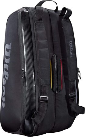 Сумка для тенісу Wilson Super Tour Pro Staff 9 (чорна) - для дорослих
