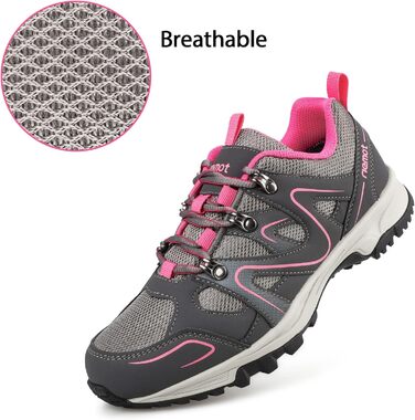 Жіночі трекінгові черевики Riehmot, 41 EU, рожеві