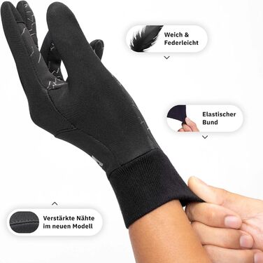 Велосипедні рукавички Alpensattel Premium 2.0 Thermo: водонепроникні, вітрозахисні, з антиковзким покриттям та підтримкою сенсорного екрану, розміри S-XXL