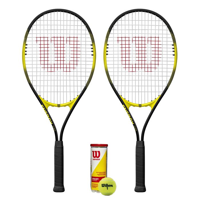 Набір для тенісу Wilson Energy XL: 2 ракетки + м'ячі для чемпіонатів