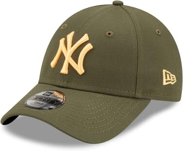 Кепка New Era New York Yankees MLB League Essential 9Forty, регульована, для дітей, оливковий, 6-12 років