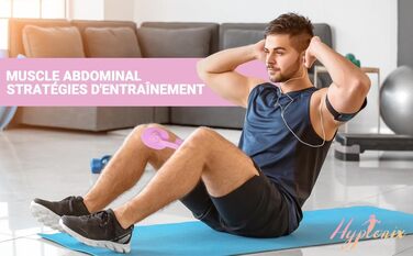 Гімнастичний тренажер Hyptonix для стегон та сідниць з еластичними гумками та сумкою – фітнес аксесуар для жінок, після пологів та реабілітації промежини, фіолетовий