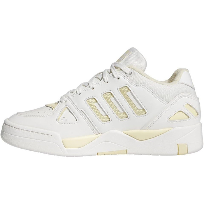 Жіночі кросівки Adidas Midcity Low для баскетболу (43 1/3 EU, білий/жовтий)