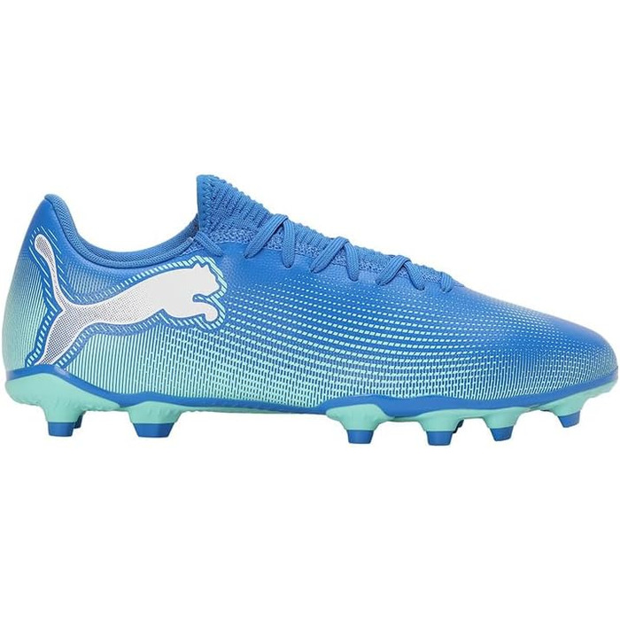 Кросівки футбольні PUMA Future 7 Play Fg/Ag, 40.5 EU, Hyperlink Blue/Mint/White