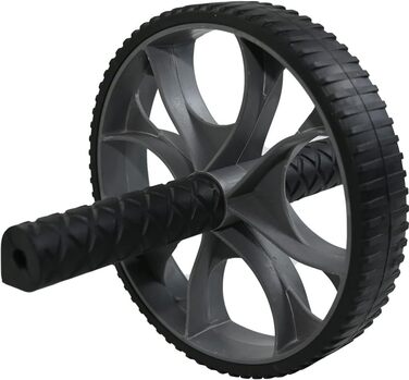 Ролер для пресу Ram® для фітнесу та тренувань, ABS-радіо, чорний