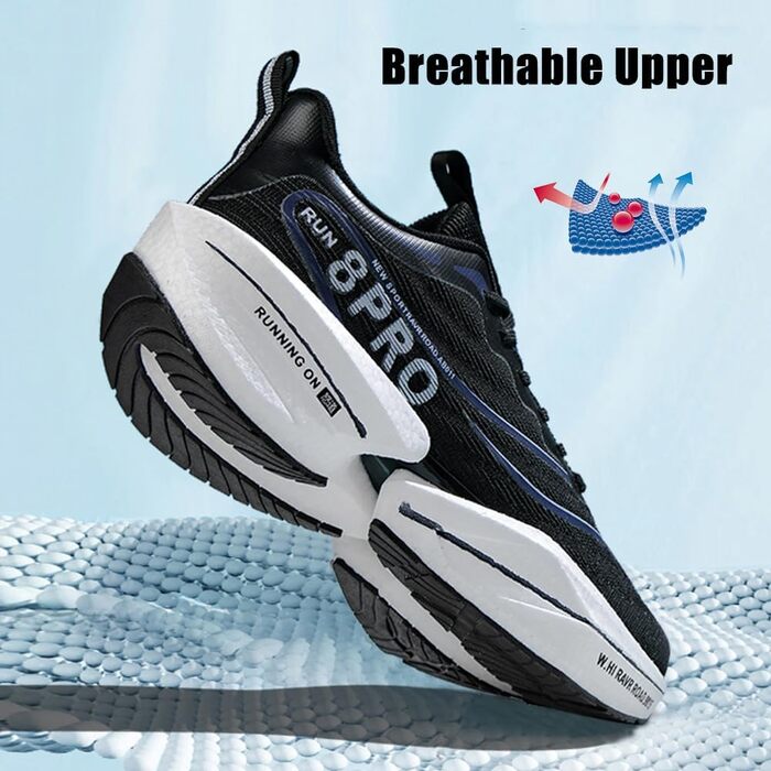 Дитячі кросівки для дівчаток, для бігу та ходьби, спортивні, дихаючі, легкі, чорні, розмір 36 (38 2/3 EU)