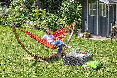 Гамак La Siesta Brisa Klassik одинарний, колумбійський, 140 см - для дому та відпочинку на вулиці (Тукан)