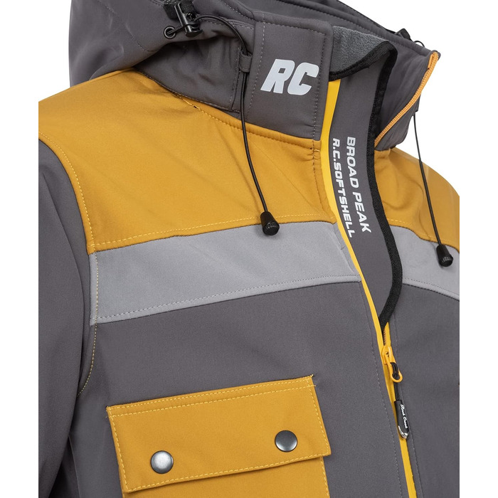 Чоловіча софтшеллова куртка Rock Creek H-292, чорна, XL