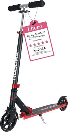 Самокат HUDORA Bold Wheel L з алюмінію, складаний, міський, з підніжкою, регульована висота, для дітей і дорослих до 100 кг