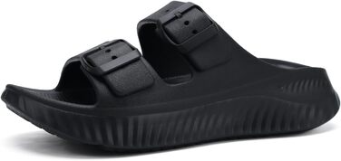 Жіночі сандалі KuaiLu для відновлення, спортивні слайдери з підтримкою склепіння стопи, ортопедичні, проти плоскостопості, чорні, 39 EU