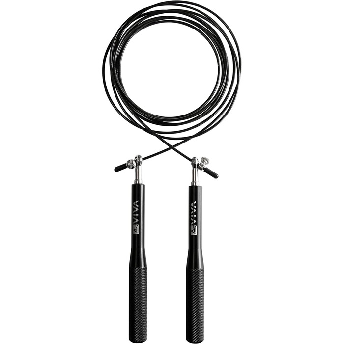 Скакалка Springseil AsVIVA JR2: німецька якість, регульована довжина, подвійні кулькові підшипники, для крос-тренінгу та силових тренувань