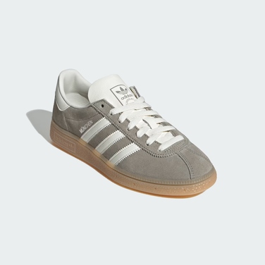 Жіночі шкіряні кросівки Adidas Muenchen JS3990, бежеві, розмір 39 1/3, ретро