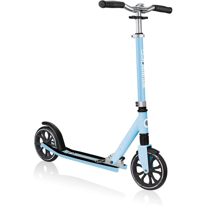 Дитячий самокат Globber NL 205 Folding з передньою підвіскою, складний, пастельно-блакитний