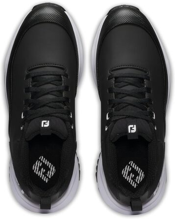 Жіноче golf-взуття FootJoy Tour Rival, розмір 39 EU, широка колодка, чорний колір