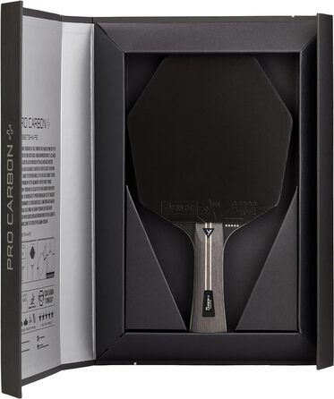 Професійна тенісна ракетка STIGA Cybershape Pro Carbon+, 5-зіркова, шестикутна форма, для атакуючих гравців