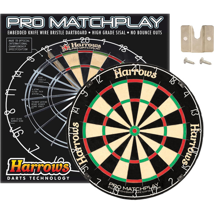 Дартс дошка Harrows MARDLE Matchplay, професійна, F/S
