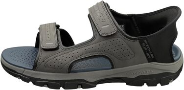 Скечерс Tresmen Reece - чоловічі спортивні сандалі (40 EU, сірі)