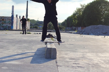 Скейборд Enuff GEO SKULL GREEN 8