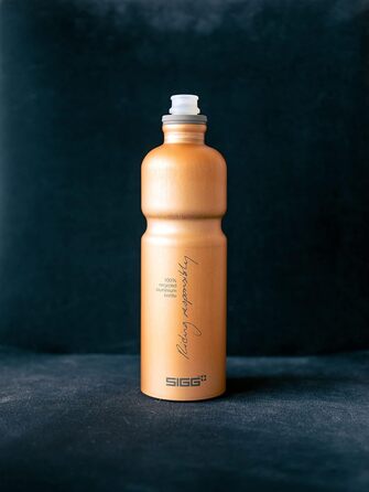 Пляшка для води SIGG 0,75 л, алюмінієва, спортивна, Move MyPlanet, сертифікована KlimaPartner, надлегка, без BPA, мідна, вироблено у Швейцарії