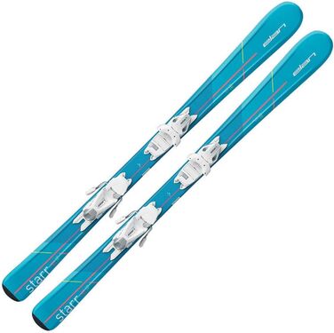 Гірські лижі Elan Starr QS для дітей, карвінг, сині, 120 см, модель 18/19