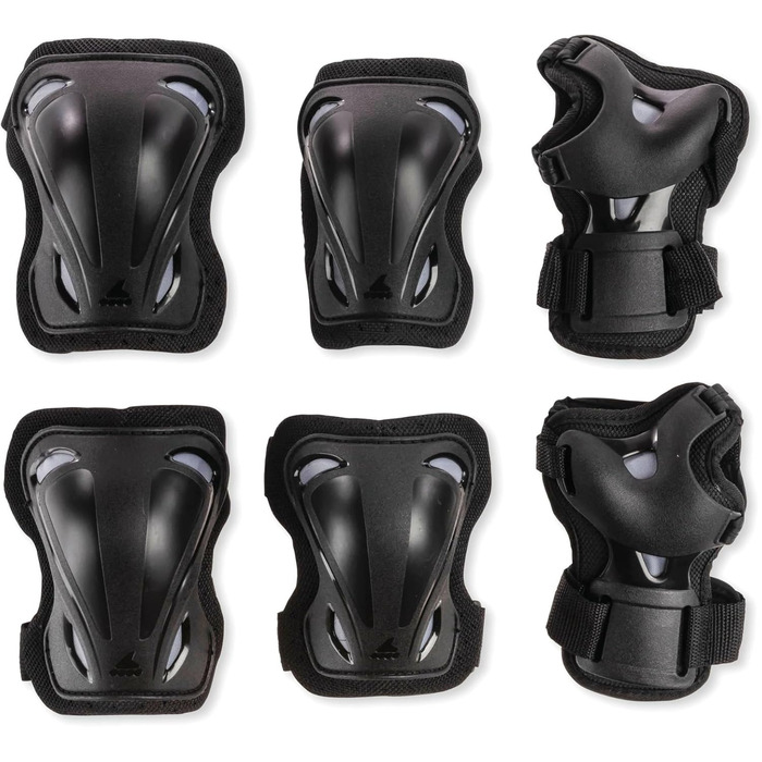 Захисний комплект Rollerblade Skate Gear 3 для дорослих, унісекс, S, чорний