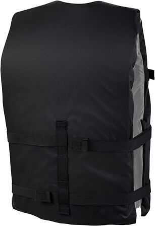 Спасальний жилет для дорослих Promo One-Size, чорно-сірий, для SUP, каякінгу та плавання
