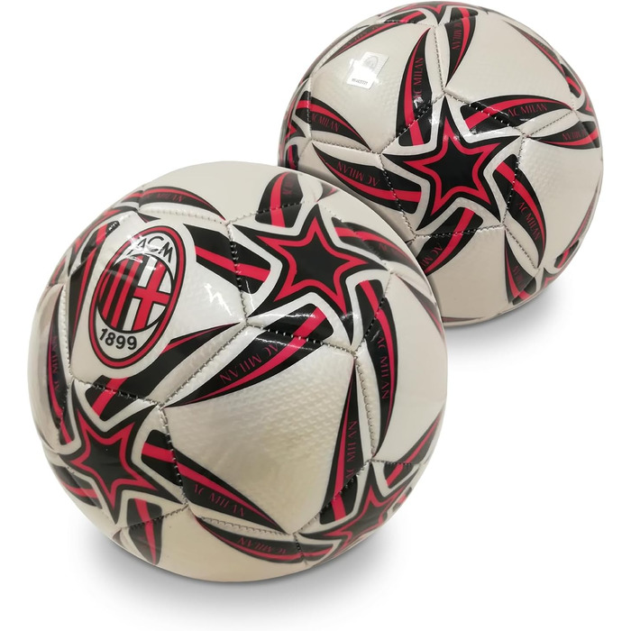 Футбольний м'яч Mondo Toys AC Milan, офіційний, розмір 5, 400 г, зшитий
