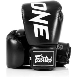 Боксерські рукавички Fairtex BGV1 ONE для муай-тай, 12 унцій, чорні