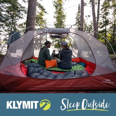 Кемпінговий килимок Klymit Static V Orange: легкий, 6.3 см, для подорожей та кемпінгу