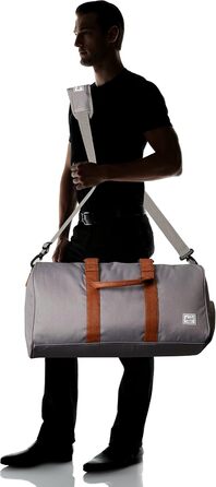 Спортивна сумка Herschel Novel 42.5 л сіра/світло-коричнева (штучна шкіра)