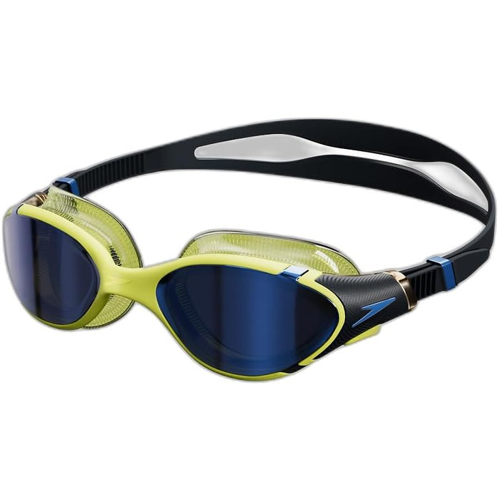 Універсальні окуляри для плавання Speedo Biofuse 2.0, дзеркальні, чорні/сині, розмір універсальний