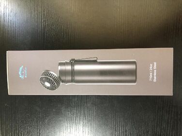 Спортивна термобутилка HandFan 710 мл, нержавіюча сталь, BPA Free, герметична, для води та напоїв з газом, для велоспорту, школи та фітнесу, синя
