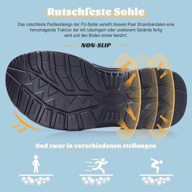 Чоловічі шкіряні сандалі Visionreast для пляжу, трекінгу та активного відпочинку помаранчевого кольору, 45 EU