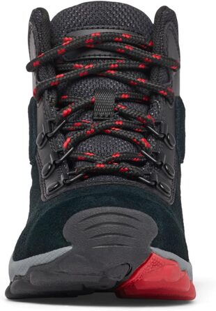 Трекінгові черевики Columbia Newton Ridge Amped Mid Rise для дітей (36 EU, Black Mountain Red Youth)