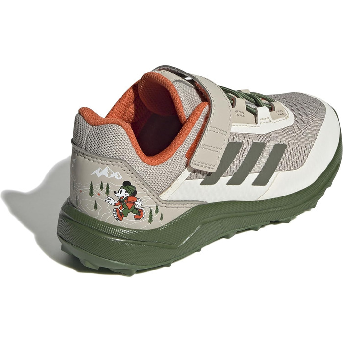 Кросівки для трейлраннінгу adidas Terrex Disney Agravic Flow, Unisex, 34 EU, Wonder Beige Olive Strata Orange