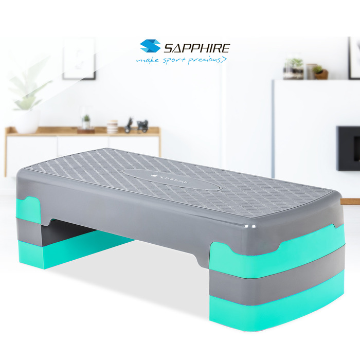 Фітнес-степпер Sapphire з регулюванням висоти, протиковзкий, 68x29 см
