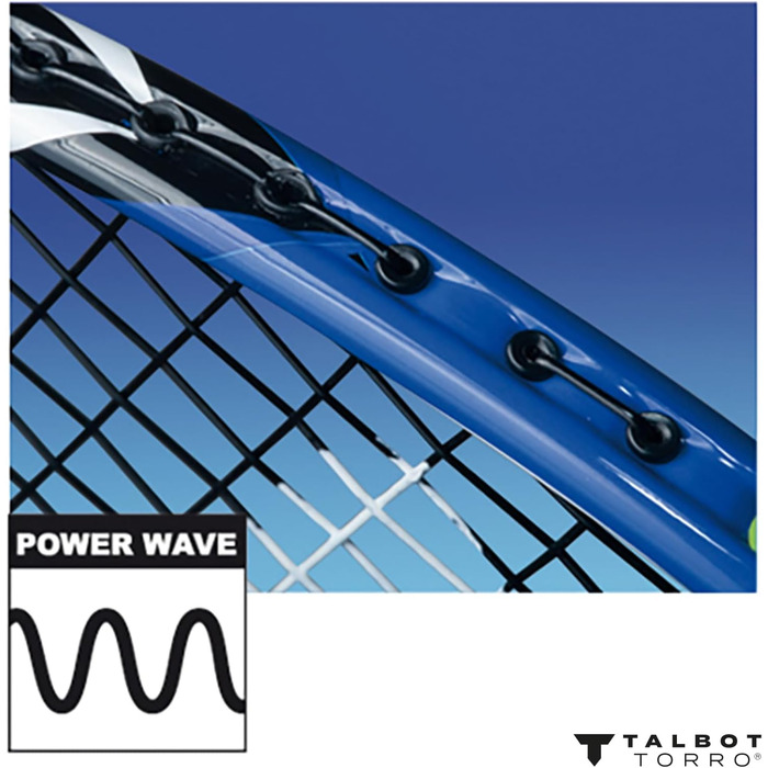 Бадмінтонна ракетка Talbot Torro Isoforce 5051 Tato Dura Ultra Carbon4 для максимальної точності удару, Mega Power Zone