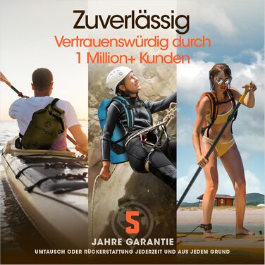 Earth Pak Packsack Rolltop 30L Оранжевий - Водонепроникний рюкзак для каякінгу, туризму, риболовлі та відпочинку на природі