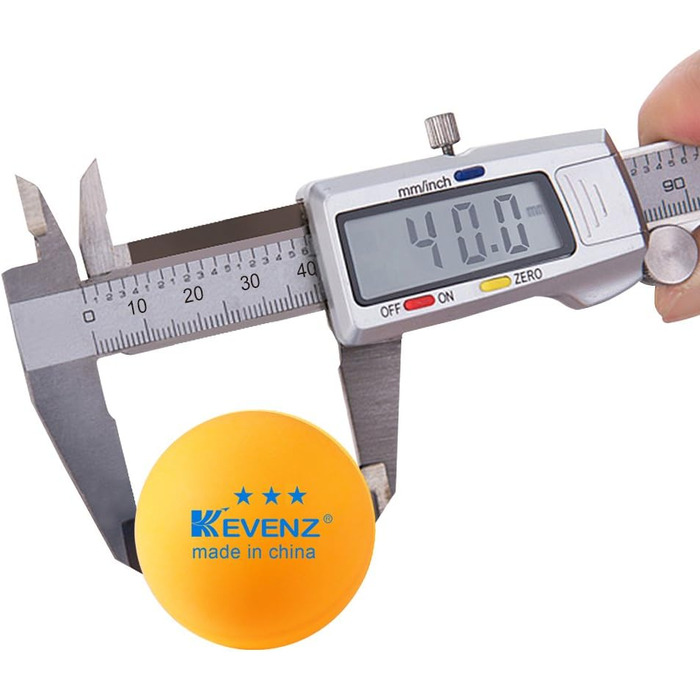 Набір тенісних м'ячів KEVENZ, 3 зірки, 40+, помаранчеві, 60 шт.