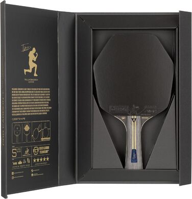 Пінний стіл STIGA Pro Carbon Plus Cybershape Truls Edition - професійний, 5 зірок, Touch Carbon, ITTF, для атакуючих гравців