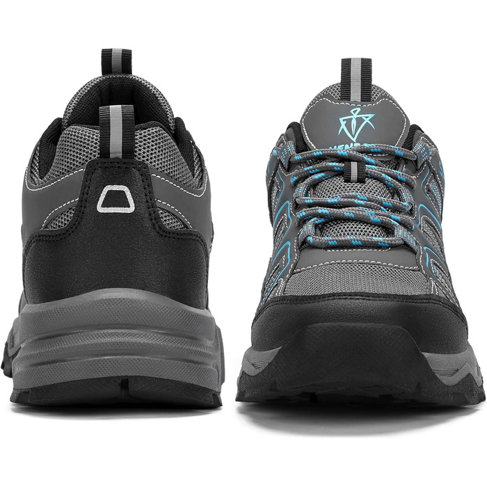 Черевики для хайкінгу чоловічі, дихаючі, трекінгові, легкі та з антиковзаючою підошвою, для трейлраннінгу та активного відпочинку на природі, блакитні, 47 EU