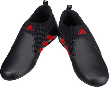 Кросівки для карате та тхеквондо Adidas для чоловіків, жінок, дітей та тренерів. Білі, чорні, червоні. Розмір 8.5 (265 мм)