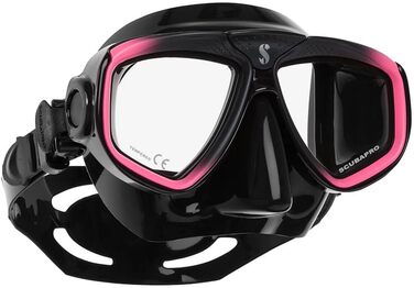 Маска для дайвінгу Scubapro Zoom EVO чорна/рожева