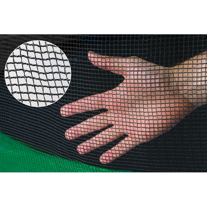 Батут Hop-Sport 10ft (305см) зелений з внутрішньою сіткою